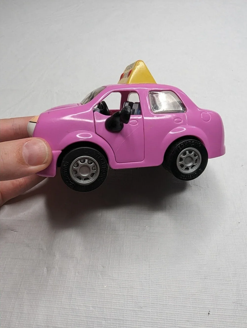 Chevron Toy Car Student Driver Pink 1998 No. 11 Techron License Plate